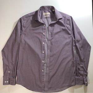 Michael Kors Dress Casual Men’s 15 1/5 34/35 Pink Blue